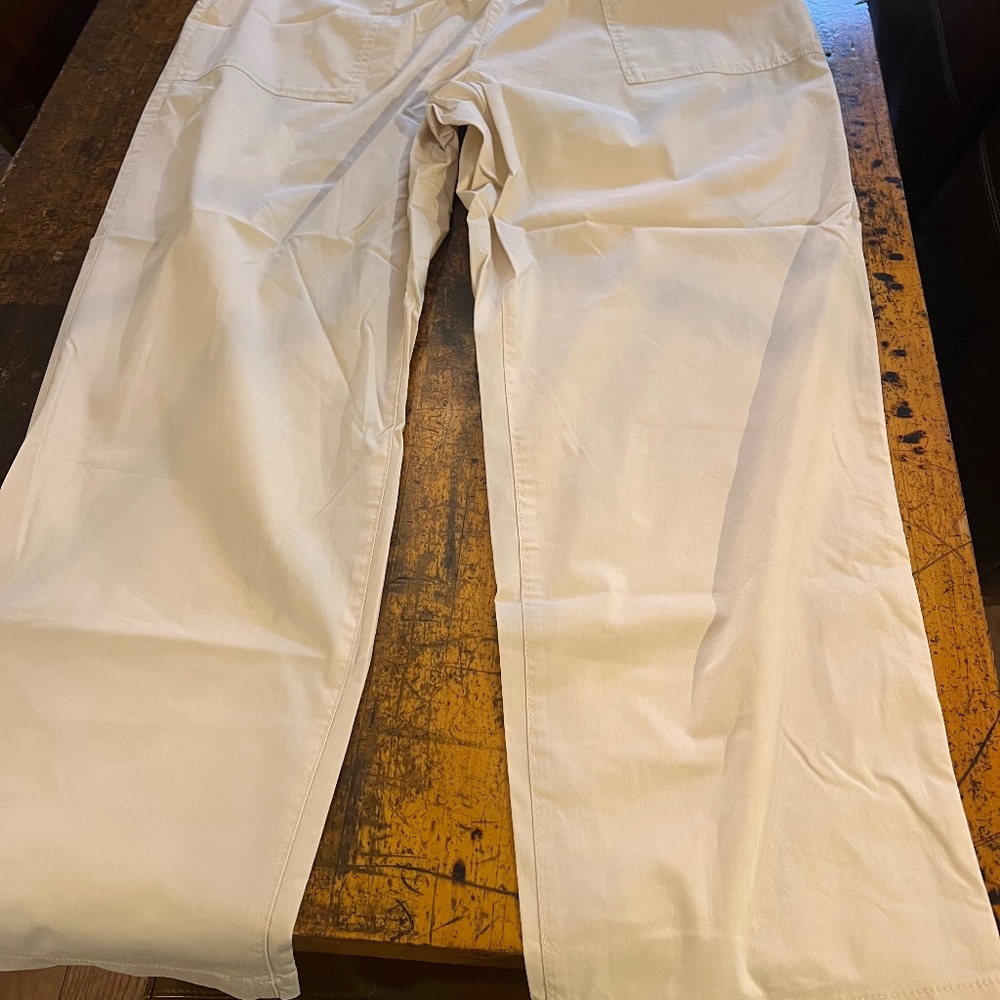 GAP XL Tall light beige wide leg pants